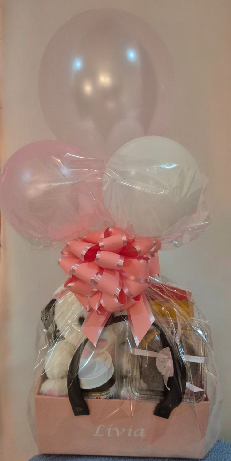 Cesta café da manhã infantil