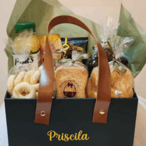 Café da manhã especial na maleta